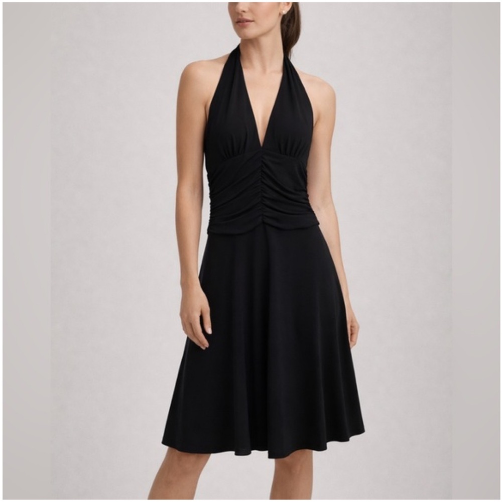 White House Black Market Halter Mini Dress